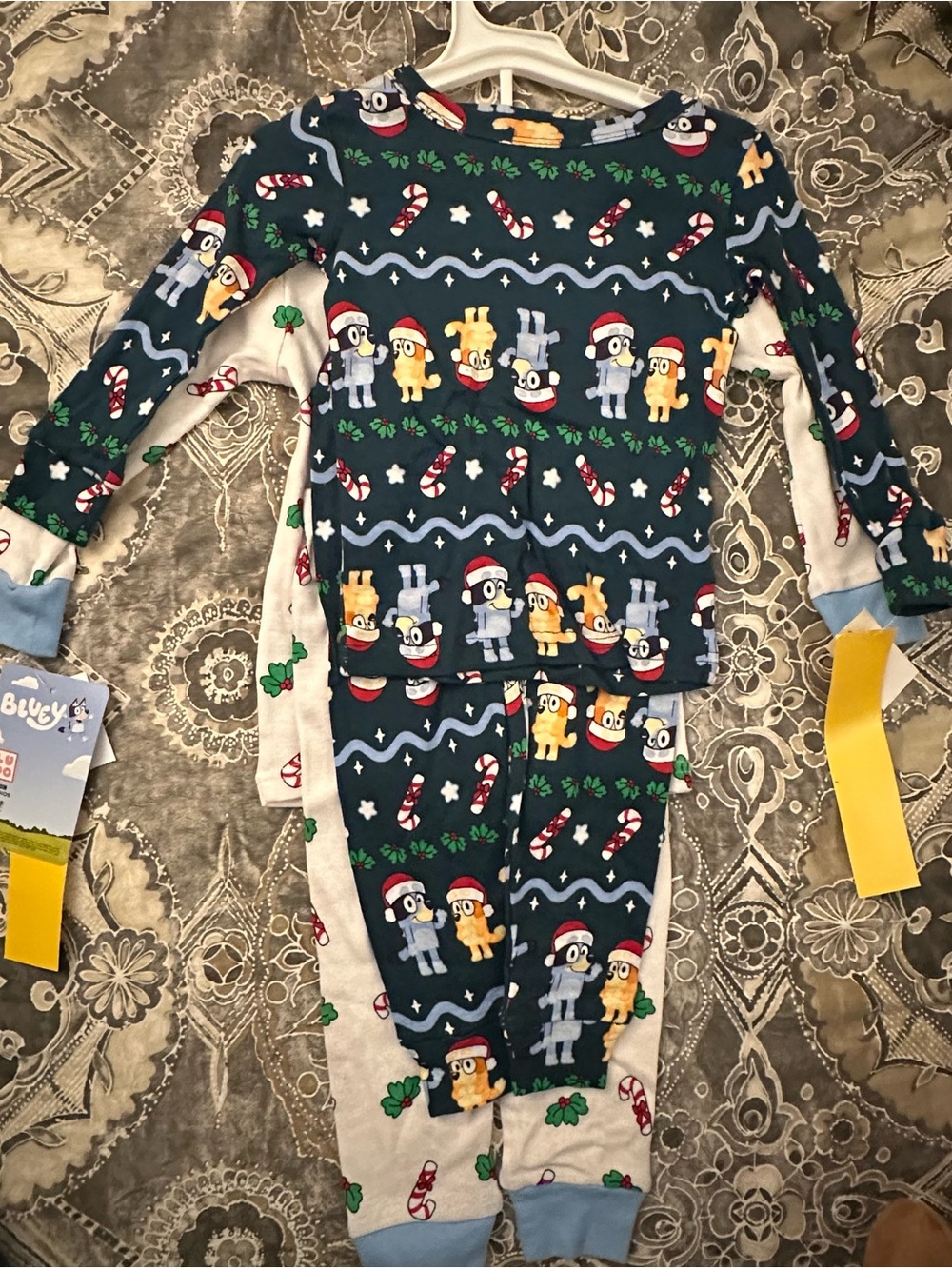 NWT- Bluey - Holiday Character Pajama Set for Kids